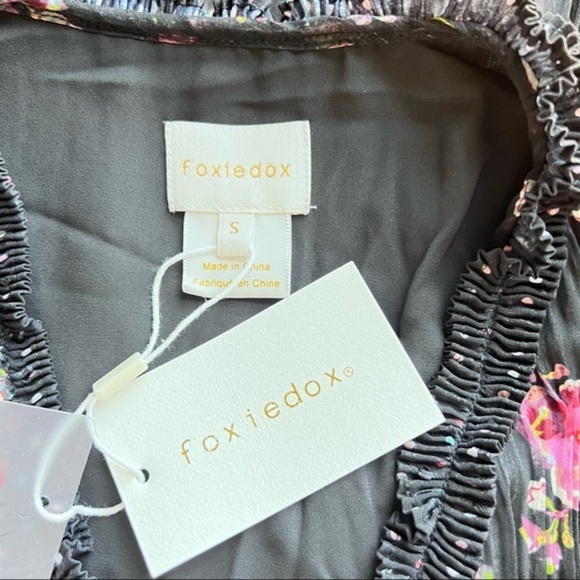 CLOSING CLOSET SALE FOXIEDOX Anaise Anthropologie Dress Floral Print small - Picture 8 of 12